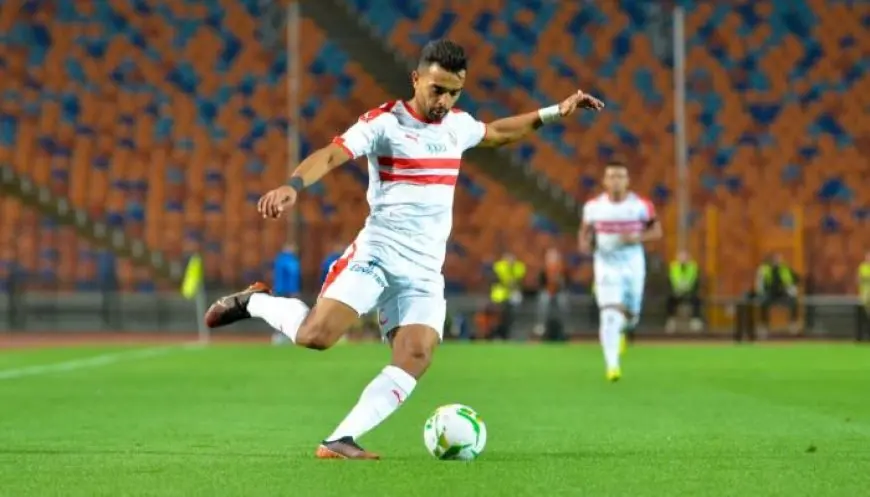 الزمالك يتقدم على الطلائع بهدف أوباما في الشوط الأول