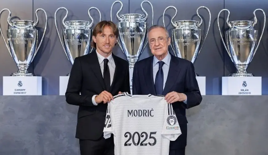 رسميا.. ريال مدريد يجدد تعاقده مع مودريتش