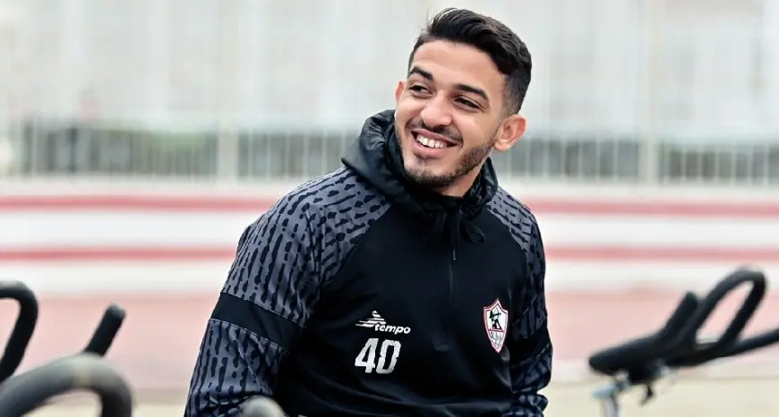 برنامج تأهيلي لسيف جعفر في مران الزمالك