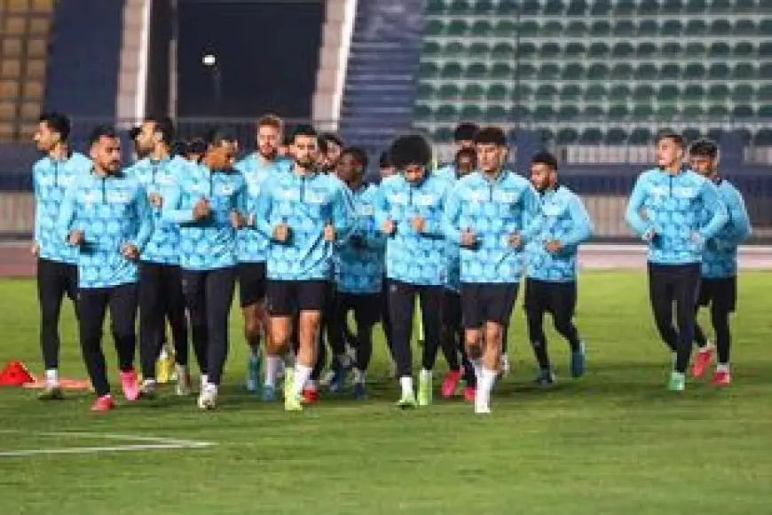 المصري يواصل تدريباته استعدادا لمواجهة الأهلي بالدوري