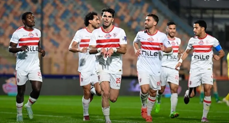 الزمالك يمنح المقاولون التقدم بهدف في الشوط الأول