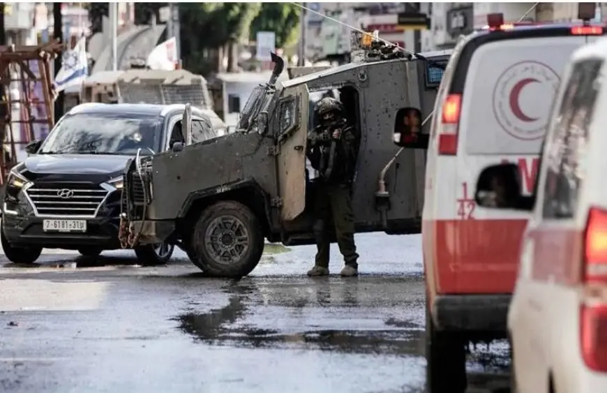 استشهاد شاب فلسطيني في قصف للاحتلال على مركبة بالحي الشرقي من مدينة جنين