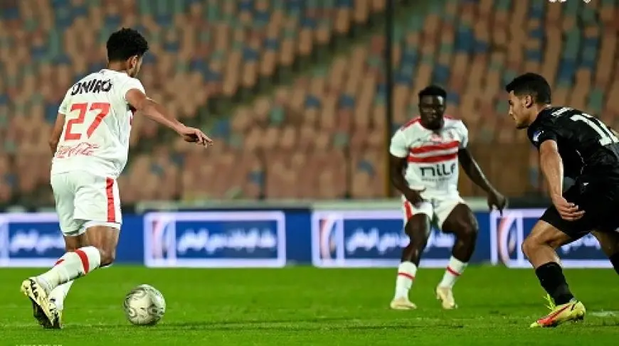 محمد عاطف أفضل لاعب في مباراة الزمالك وزد