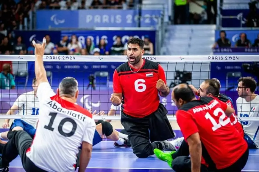 بارالمبياد باريس .. منتخب الكرة الطائرة جلوس يتأهل لنصف النهائي