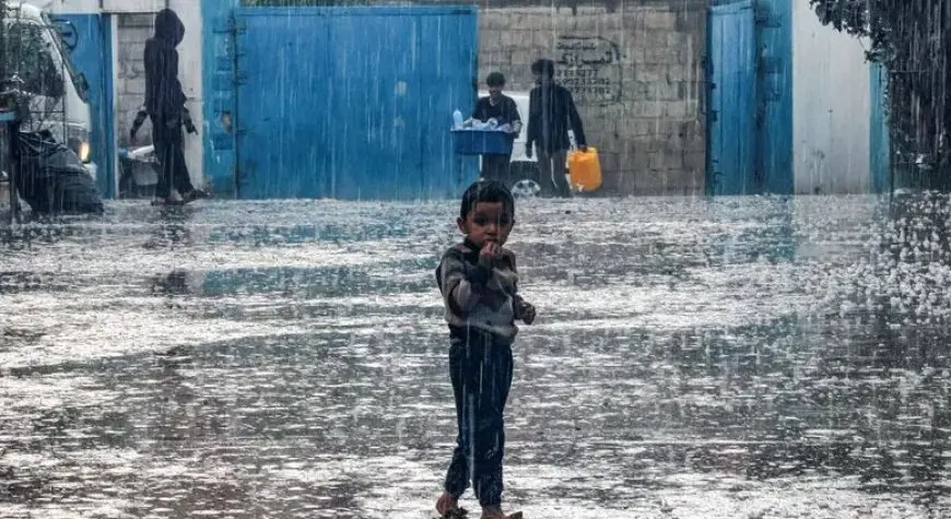 شبكة المنظمات الأهلية الفلسطينية تحذر من تداعيات الشتاء على قطاع غزة