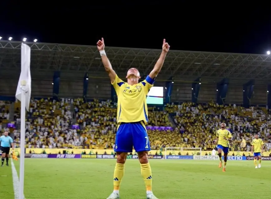 رونالدو يسجل في فوز النصر أمام العروبة بالدوري السعودي