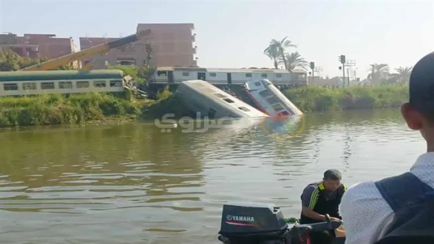 أصوات من قلب المأساة.. شهود عيان يكشفون تفاصيل حادث قطار المنيا -صور وفيديو