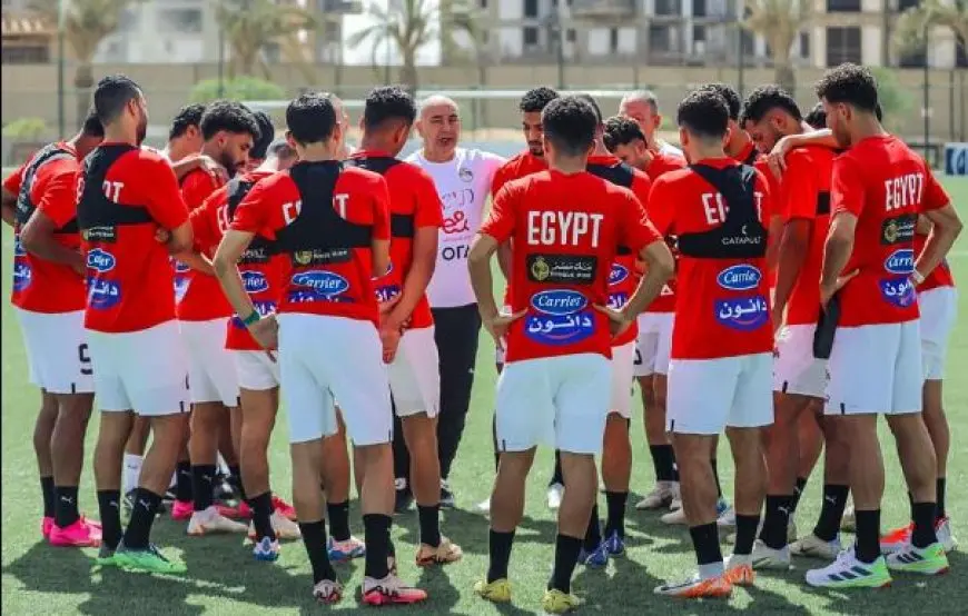 على ملعب نجيل صناعي.. منتخب مصر يختتم استعداداته قبل السفر إلى موريتانيا