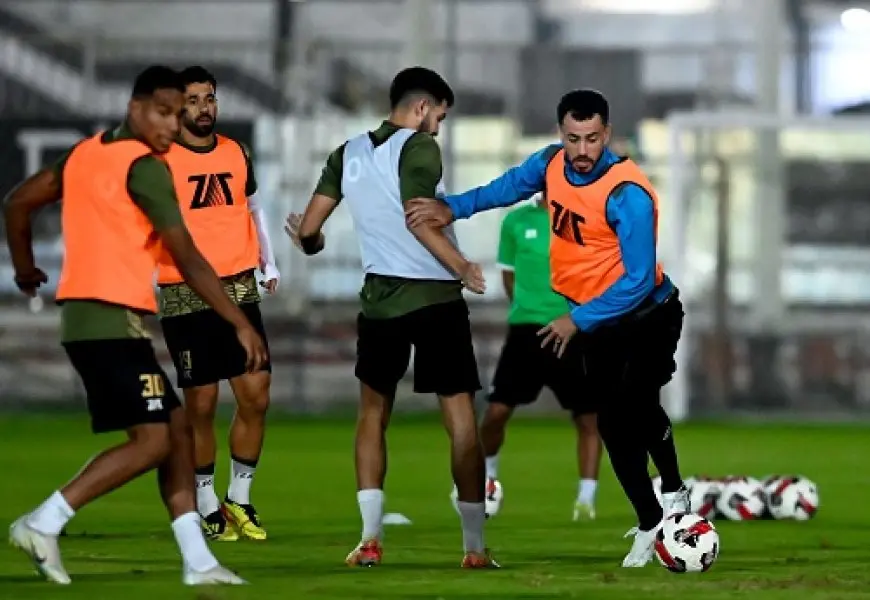 حفل عشاء بين لاعبى الزمالك والنصر الليبى فى فندق الإقامة