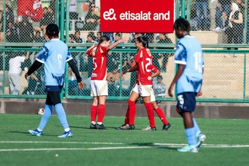 دوري كرة القدم للسيدات.. الأهلي يكتسح بيراميدز بنتيجة 6-1