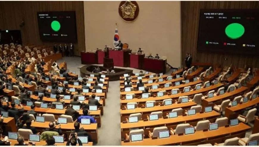 برلمان كوريا الجنوبية يعتزم التصويت على عزل الرئيس يون بسبب فوضى الأحكام العرفية