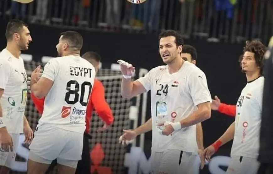 الليلة..منتخب مصر يرتدي الزي الأبيض أمام البحرين بمونديال اليد